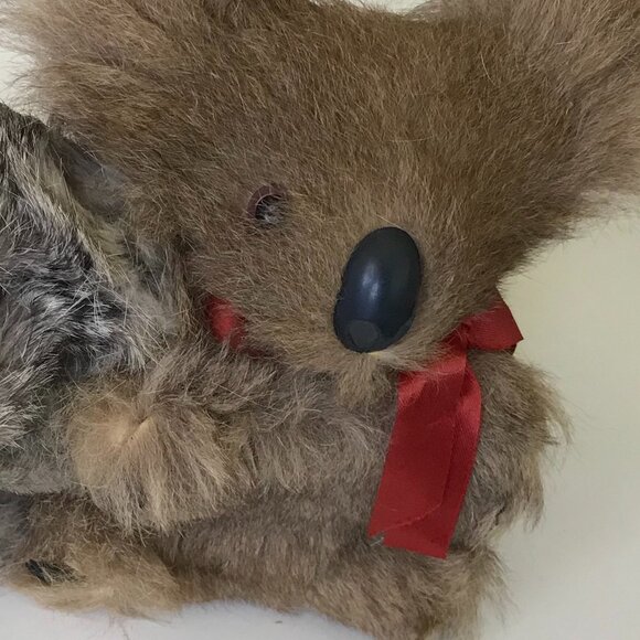 Australian Koala Doll made from Brown Kangaroo Fur - Picture 2 of 5